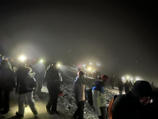 L' Etna come Roccaraso, un migliaio di persone sul vulcano