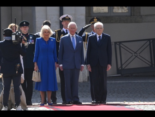 Re Carlo al Quirinale, inizia la visita di Stato