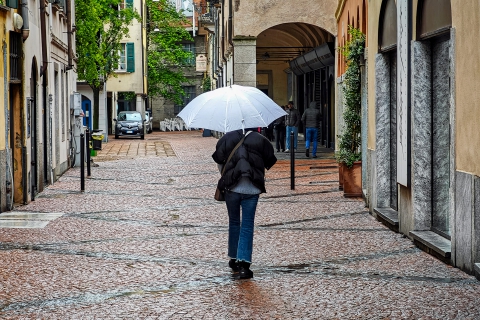 Varese, dilemma ombrello