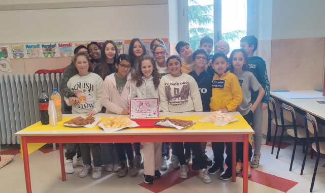 Gli alunni della classe quinta