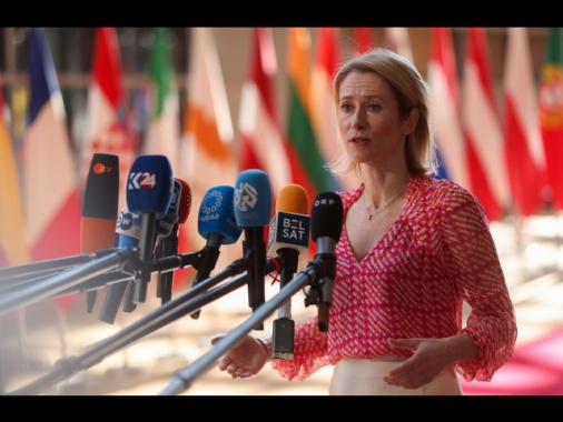 Kallas, 'pressione su Israele, sì a revisione accordo Ue'