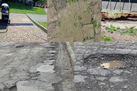 «Buche, ostacoli e rattoppi per portare i bambini a scuola»