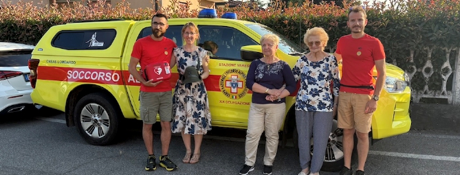 Al Soccorso alpino di Varese un defibrillatore 