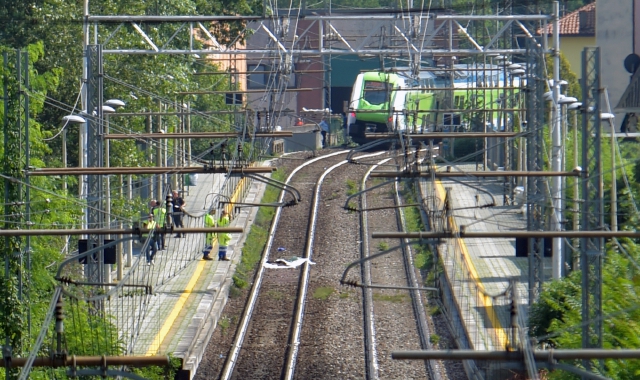 I binari a Castronno dove già c’era stata una tragedia