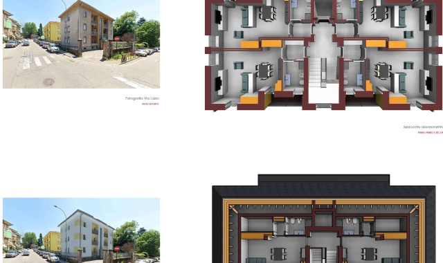 Il rendering del convitto in via Lazio a Varese