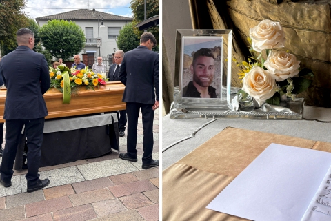L’addio a Rocco: «Sempre pronto a combattere per un traguardo»