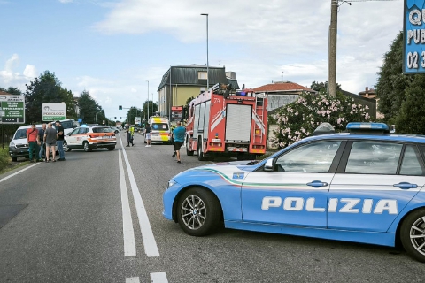 Ciclista investito a Uboldo: è grave