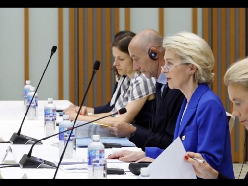 Von der Leyen, 'al lavoro con Usa, ma commercio è altrove'