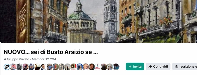 Busto Arsizio, elemosina online: web diviso