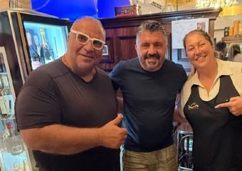 La serata di Gattuso nella “sua” Gallarate