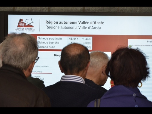 Elezioni in Valle d'Aosta, Union valdotaine batte centrodestra