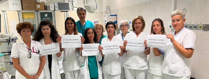 Ospedali per Gaza, flash mob nel Varesotto