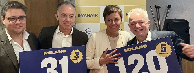 Pescara, Bratislava e Varsavia: Ryanair cresce ancora