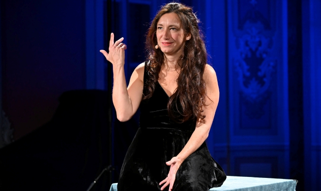 Arianna Scommegna in Salone Estense (foto Angelo Puricelli)