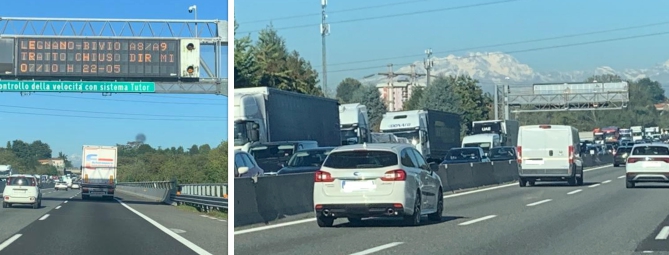 A8, la coda infinita: è un calvario quotidiano