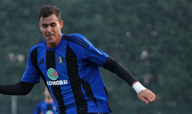 Un momento di Saronno-Solbiatese (foto Samuele Lucchi)