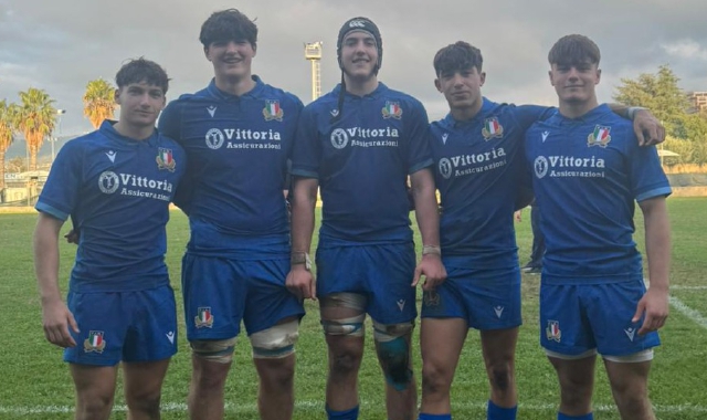 Rugby Parabiago, cinque Galletti in azzurro