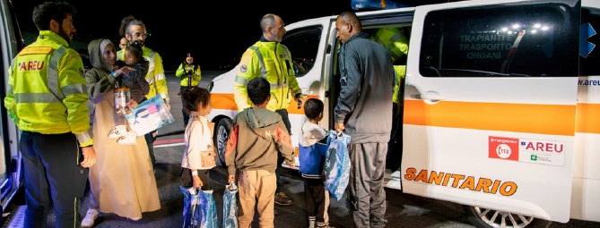 Bimbo di Gaza in cura al Del Ponte