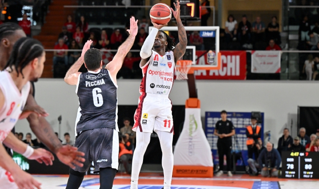Ike Iroegbu, miglior realizzatore in casa Varese (Foto Marco Magosso / Ciamillo-Castoria)
