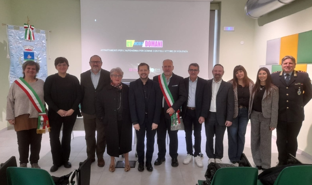 L’inaugurazione dell’appartamento per le donne vittime di violenze