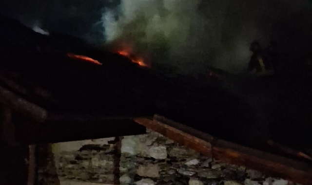 L’incendio sull’Isola dei pescatori