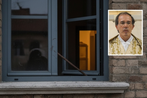 Il sacerdote dorme di sopra, i ladri svaligiano la canonica