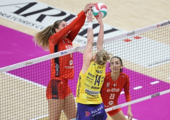 Una Uyba tenace porta Conegliano al quinto set