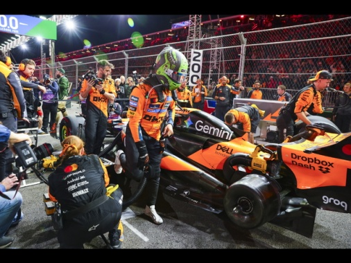 F1:Las Vegas; Verstappen subito in testa, ottava Ferrari Leclerc