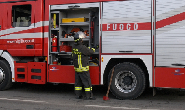 Sul posto anche i vigili del fuoco (foto Archivio)