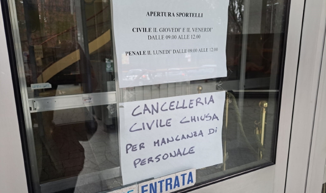 Gallarate, niente udienze davanti al giudice di pace