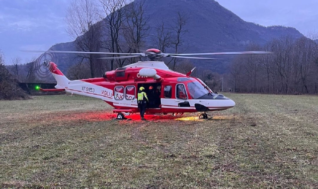 Bloccati nel canalone, salvati dal Drago