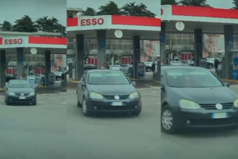 Varese, ancora auto contromano al rondò