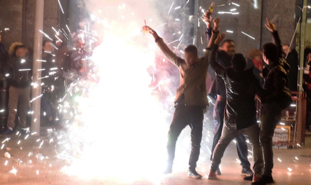 Botti di Capodanno del passato: ora sono vietati