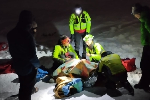 In gita per la superluna. E vede le stelle