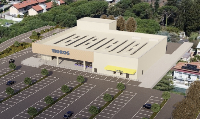 Il rendering dell’ipotesi supermercato sulle ceneri di quella che fu la storica  e più importante discoteca del Gallaratese