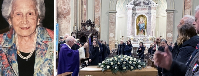L’ultima carezza alla “Signora Rede”