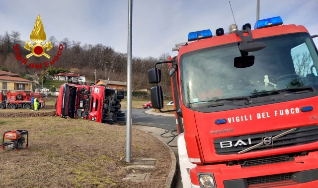 Le operazioni dei vigili del fuoco