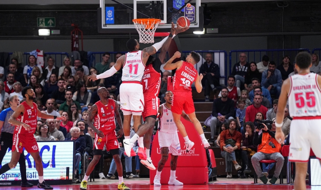 All’andata, Reggio Emilia si era imposta su Varese 103-79 (foto A. Travaglioli/CAMILLO-CASTORIA)