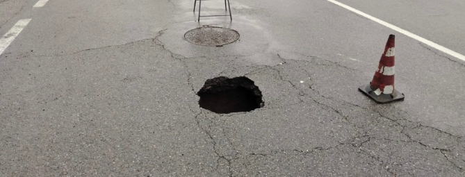 Malnate: voragine sulla Briantea