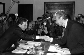 Il quasi sorpasso del Pci sulla balena “maleodorante”