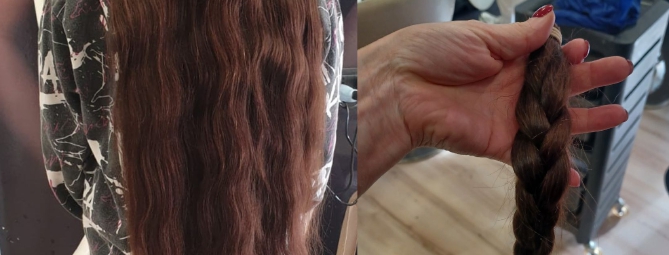 A 8 anni dona la sua treccia in beneficenza