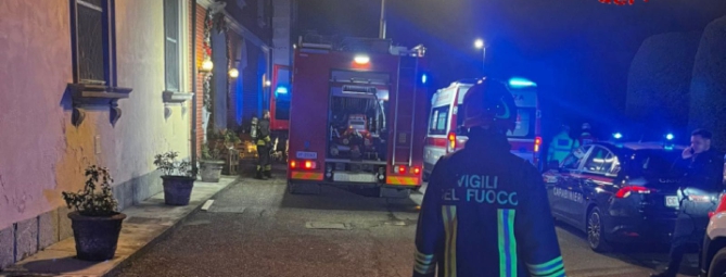 Venegono Superiore: fiamme in un edificio di tre piani