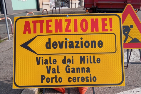 Varese: un cartello che non sa la geografia