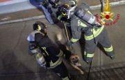 Busto Arsizio, fiamme in casa. Salvato un cane