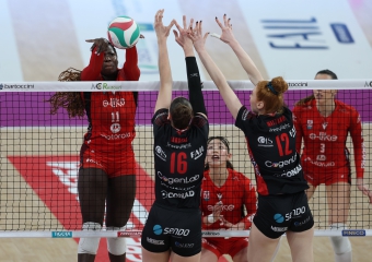 L’Uyba cade anche a Perugia: si complica la corsa playoff