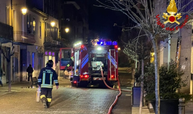 Fiamme nella cucina del ristorante argentino