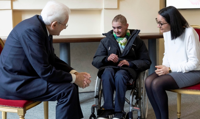 Mattarella incontra il cannerese Tommaso Brizio