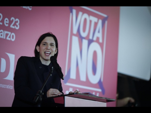Schlein, se perde il referendum il governo non cade