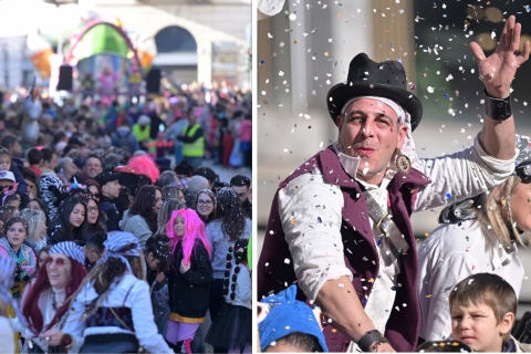 Folla, costumi e colori: il Carnevale è un’ondata di allegria