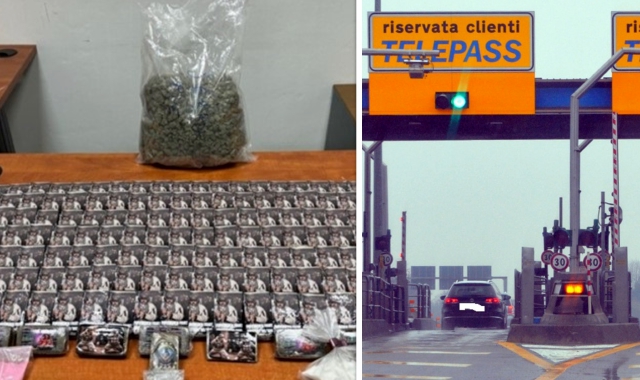 In auto sulla A8 con 16 chili di droga nel bagagliaio: arrestato